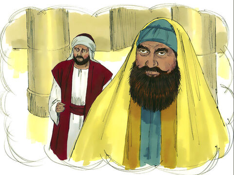 ‘Two men went to the Temple to pray. One was a Pharisee, and the other was a despised tax collector. – Slide 2