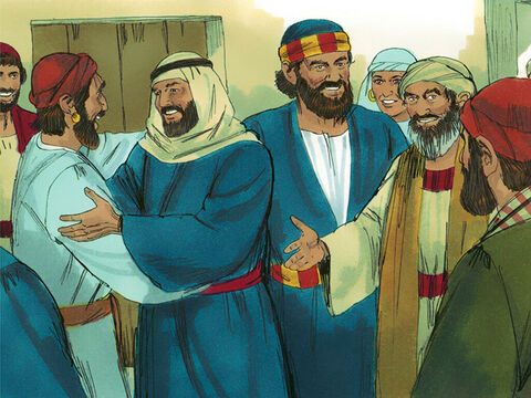 News of what was happening in Samaria soon reached the apostles in Jerusalem. Peter and John travelled to Samaria to find out what was happening. – Slide 7