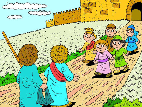 When they got to Jericho, another crowd of young prophets came to meet them, and they told Elisha the same thing - that Elijah was going to be taken away that very day. ‘I know,’ said Elisha, ‘Please don't talk about it.’ – Slide 5
