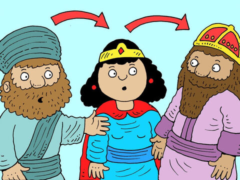 Mordecai told Esther about the plot and Esther reported them to the king. – Slide 17
