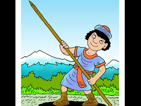 Shamgar <br/>Shamgar trusted God and even though he only had a wooden ox-goad stick defeated the heavily armed enemies who attacked him. – Slide 8