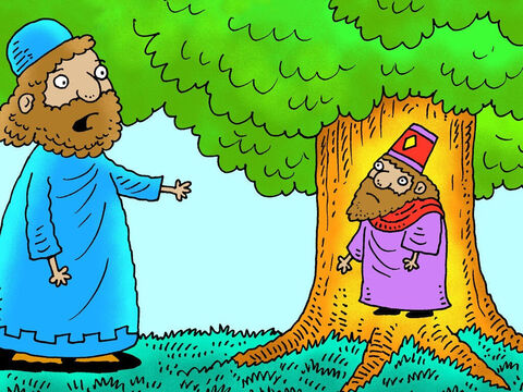 ‘The tree you saw was you. It was cut down because you will be cut down. And you will be cut down to size for seven years!’ – Slide 12