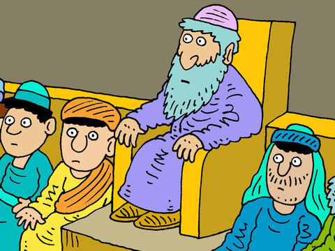 ‘These Pharisees and teachers of the law love to have the most important seats at the feasts. And they love to have the most important seats in the synagogues. – Slide 8