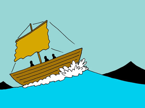 The wind had risen and they were fighting heavy seas. – Slide 3