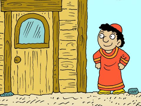 It was easier to dig in the sand and the house was finished quickly. – Slide 4