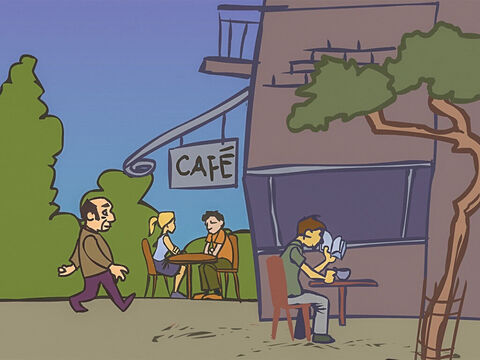 The next day the judge visited his local café and ordered a black coffee. – Slide 14