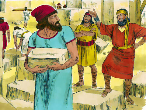At first they offered to help but Zerubbabel and Jeshua, knowing they did not worship God, declared, ‘You have no part with us in building a temple for our God, the God of Israel,’ The enemies of the Jews then tried to stop the building work by paying people to bully the builders and threaten them. – Slide 2