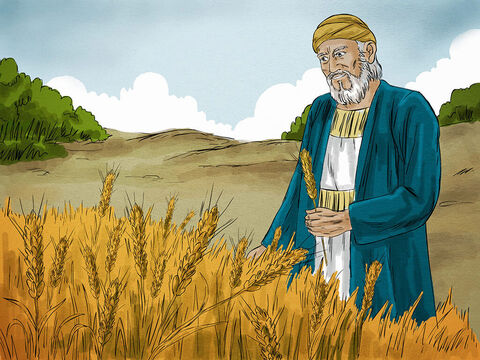 Jesus then gave an illustration: ‘A rich man had a fertile farm that produced fine crops. His barns were full to overflowing—he couldn’t get everything in.  – Slide 3
