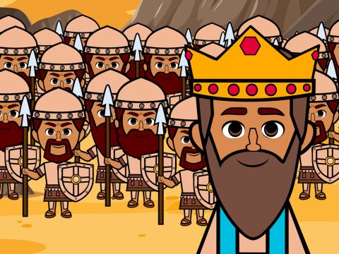 The King of Jarmuth got his army ready to join in the battle. – Slide 9
