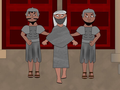 When the Pharisees kept asking the man questions he asked, ‘Do you want to be His disciples too?’ This made them so angry they had him thrown out of the building. – Slide 9