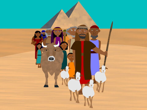 The Israelites had lived in Egypt for 430 years but now it was time to go. Thousands of people all marched together with their families and animals out of the land. God had kept His promise to set them free. – Slide 8