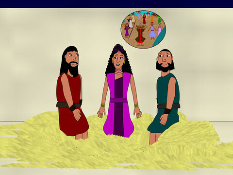 Later that evening Rahab told the spies that the people in Jericho feared God. They knew He had divided the Red sea for HIs people. They had heard God had defeated King Og and King Sihon and that He was powerful enough to give the land to the Israelites. – Slide 8