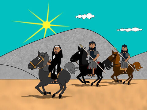Some of those who believed Jesus as their Saviour were living in a city called Damascus. So Saul travelled there to arrest them. – Slide 2
