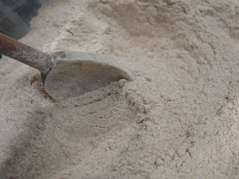 The salt and the flour are mixed. Salt adds strength to the dough. – Slide 4