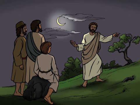 Then Jesus and His disciples went to a place called Gethsemane. Jesus took Peter, James and John aside and said to them, ‘Sit here and keep watch while I go to pray.’ – Slide 4