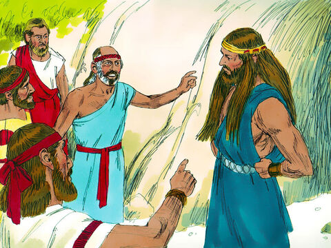 So 3,000 men of Judah went down to get Samson at the cave in Etam. They said to Samson, ‘Don’t you realise the Philistines rule over us? What are you doing to us?’ Samson replied, ‘I only did to them what they did to me.’ – Slide 9