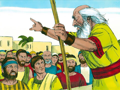 Samuel said to all the Israelites, ‘If you are returning to the Lord with all your hearts, then rid yourselves of the foreign gods and the idols and commit yourselves to the Lord. Serve Him only, and He will deliver you out of the hand of the Philistines. – Slide 11