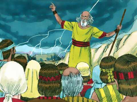 That day the Lord thundered with loud thunder against the Philistines and threw them into a panic. – Slide 19