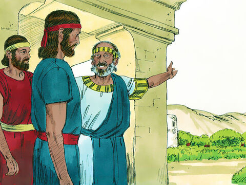 There was a man from the tribe of Benjamin called Kish who had a son called Saul. Saul was a handsome young man who was a head taller than everyone else. Kish had lost his donkeys and asked Saul to take a servant and search the hill country to find them. – Slide 7
