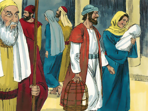Mary and Joseph returned home. Jesus grew up as a strong, robust boy known for wisdom beyond His years. God poured out his blessings on him. – Slide 8