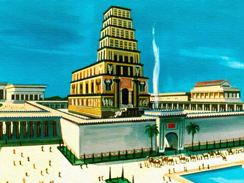 Solomon built a magnificent temple for the praise and worship of God.  He also built courts and palaces in Jerusalem. His fame spread far and wide. – Slide 21