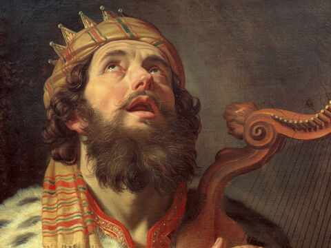 Picture credit: Gerard van Honthorst, King David Playing the Harp, 1622. – Slide 17