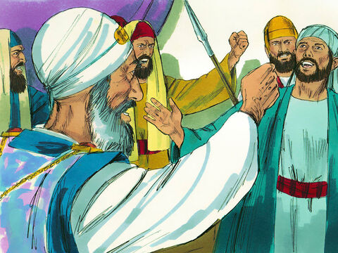 Stephen explained how the Jews had refused to listen to Moses and the prophets who declared that God would send a Saviour. They had then betrayed and killed Jesus, the Saviour God had sent.’ The leaders were so furious they snarled and gnashed their teeth. – Slide 13