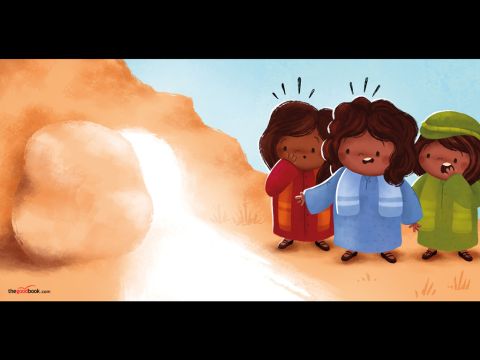 On the third day, early in the morning, some women came to the tomb...  <br/>But the stone was rolled away! <br/>Jesus was not there! <br/>They were so so CONFUSED… – Slide 6