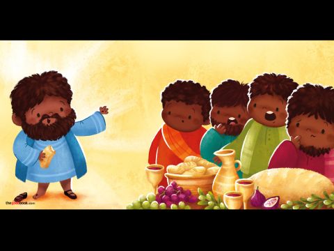 Suddenly, Jesus was right there with them. He spoke to them. He ate with them. He showed them His hands and feet. He really was alive again! <br/>Jesus’ friends were...  <br/>STARTLED <br/>AFRAID <br/>AMAZED <br/>CONFUSED – Slide 9
