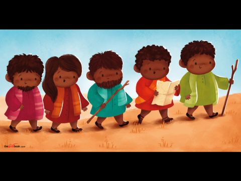 Then King Jesus sent His friends to tell everyone the Good News.  <br/>They HAPPILY spread the message all over the world. <br/>And now you have heard the message about how King Jesus died and rose again so that we can be friends with God forever. – Slide 11