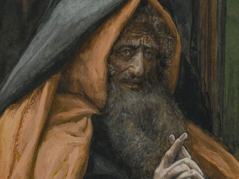 Now there was a man named Joseph from Arimathea, a member of the Jewish Council who was a good and upright man. He had not consented to their decision to kill Jesus and was waiting for the Kingdom of God. <br/>He was accompanied by Nicodemus, the man who earlier had visited Jesus at night. Nicodemus brought a mixture of around 74Ibs of myrrh and aloes. <br/>(Luke 23:50-51, John 19:3). <br/>Joseph of Arimathaea – James Tissot – Brooklyn Museum. – Slide 2