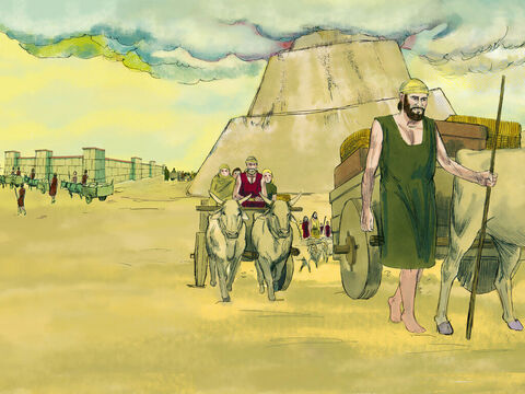 The building work stopped and groups of people scattered to live in different parts of the earth. – Slide 5