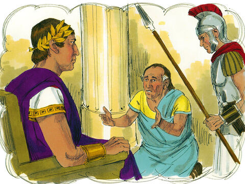 The king summoned the servant. ‘You wicked servant,’ he said, ‘I cancelled all your debt when you begged me to. Shouldn’t you have shown the same mercy to your fellow servant?’ – Slide 10