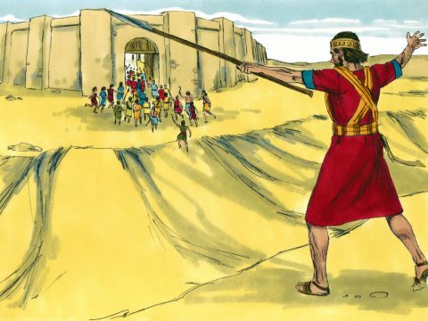 Uzziah went to war against the Philistines and broke down the walls of Gath, Jabneh and Ashdod. – Slide 4