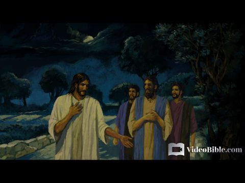 Jesus went out as usual to the Mount of Olives, and His disciples followed Him. On reaching the place, He said to them, ‘Pray that you will not fall into temptation.’ <br/>Luke 22:39-40 – Slide 4