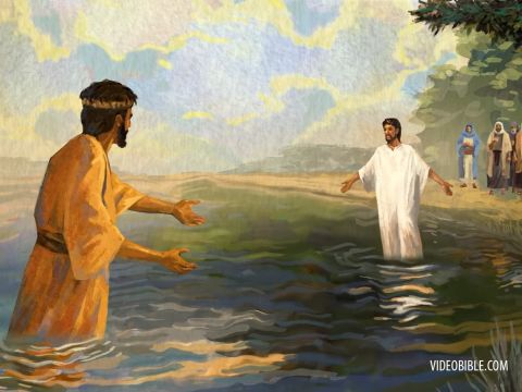 John testified concerning him. He cried out, saying, “This is the one I spoke about when I said, ‘He who comes after me has surpassed me because He was before me.’” – Slide 7