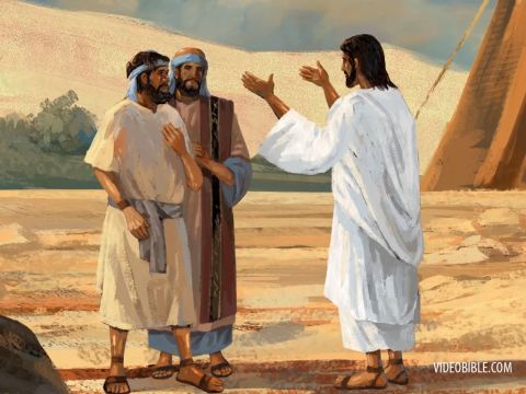 Jesus looked at him and said, “You are Simon son of John. You will be called Cephas” (which, when translated, is Peter). – Slide 19