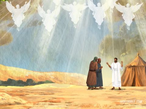 Jesus said, “You believe because I told you I saw you under the fig tree. You will see greater things than that.” He then added, “Very truly I tell you, you will see ‘heaven open, and the angels of God ascending and descending on’ the Son of Man.” – Slide 24