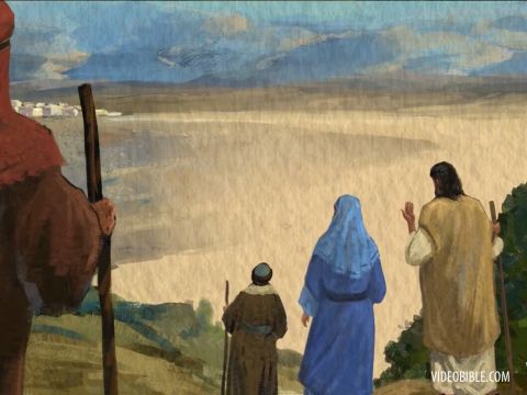 After this He went down to Capernaum with His mother and brothers and His disciples. There they stayed for a few days. – Slide 9