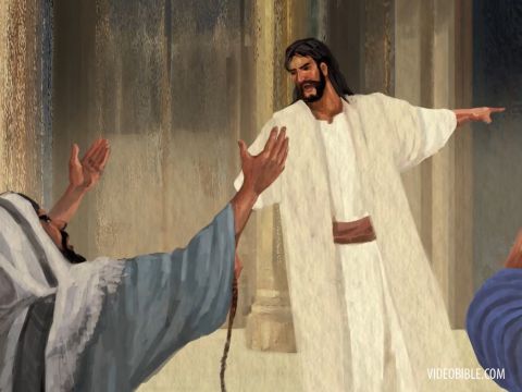 The Jews then responded to Him, “What sign can you show us to prove your authority to do all this?” – Slide 13