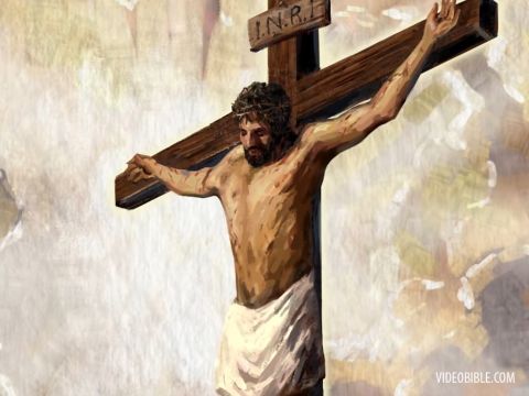 ‘For God so loved the world that he gave His one and only Son, that whoever believes in Him shall not perish but have eternal life.’ – Slide 12