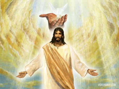 ‘For the one whom God has sent speaks the words of God, for God gives the Spirit without limit. The Father loves the Son and has placed everything in His hands. Whoever believes in the Son has eternal life, but whoever rejects the Son will not see life, for God’s wrath remains on them.’ – Slide 25
