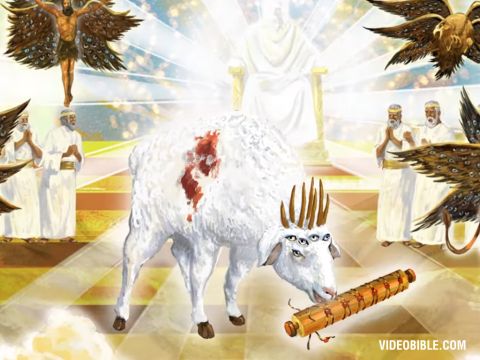 I watched as the Lamb opened the first of the seven seals. Then I heard one of the four living creatures say in a voice like thunder, ‘Come!’ – Slide 1