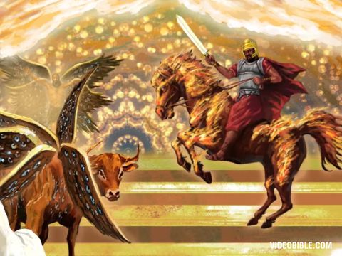 Then another horse came out, a fiery red one. Its rider was given power to take peace from the earth and to make people kill each other. To him was given a large sword. – Slide 4