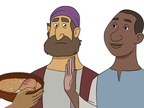 The followers of John the Baptist and the Pharisees often went without eating. – Slide 1