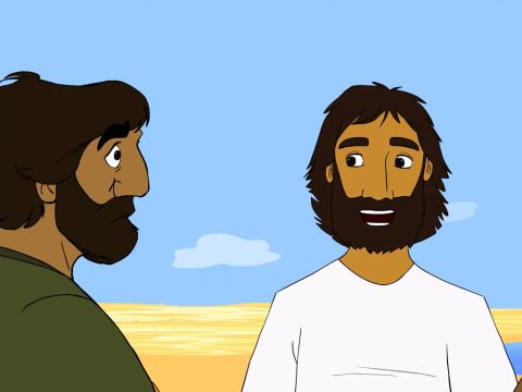 Jesus asked them how much food they had. – Slide 8