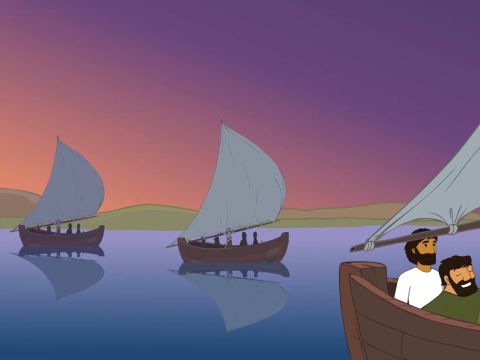 Some other boats followed along. – Slide 4