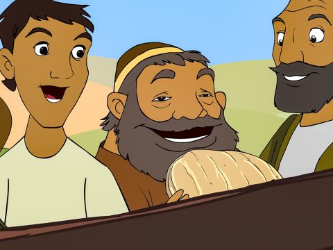 … and they had only one loaf with them in the boat. – Slide 6