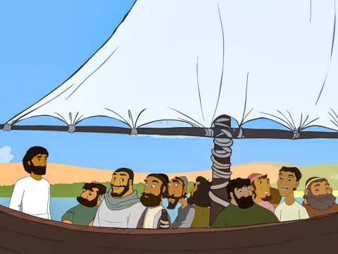 Jesus knew what they were thinking and asked, ‘Why are you talking about not having any bread?’ – Slide 9