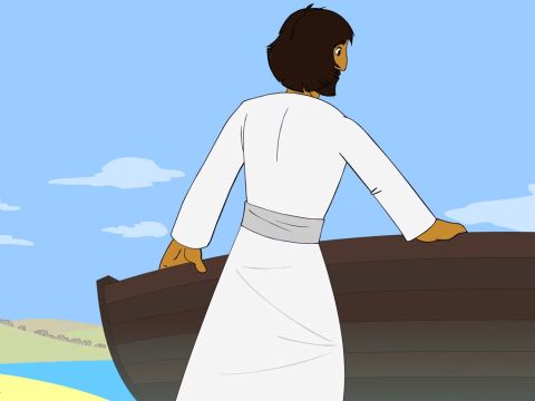 When Jesus was getting into the boat … – Slide 21